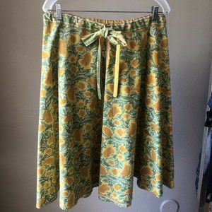 Sam Hilu's Classics A Line 100% cotton Skirt Med